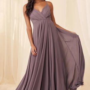 Lilac bridesmaids dress worn once